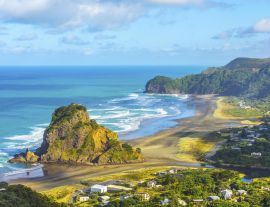 Lais Puzzle - Look Out to Lion Rock Piha Beach Auckland, Neuseeland - 1.000 Teile
