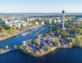 Lais Puzzle - Tampere Stadt am Seeufer - 1.000 Teile