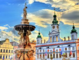 Lais Puzzle - Samson-Brunnen in Ceske Budejovice (Budweis), Tschechische Republik - 1.000 Teile