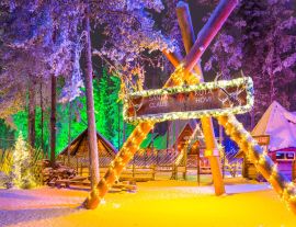 Lais Puzzle - Einzigartiges Iglu im Weihnachtsmanndorf in Rovaniemi in Lappland, am Polarkreis zur Weihnachtszeit in Finnland - 1.000 Teile