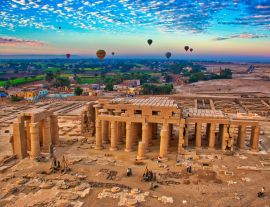 Lais Puzzle - Heißluftballon bei Sonnenaufgang über den Ruinen von Luxor in Ägypten - 1.000 Teile