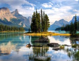 Lais Puzzle - Spirit Island - Jasper, Alberta, Kanada - 1.000 Teile