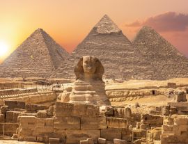 Lais Puzzle - Die Sphinx und die Piramiden, berühmtes Weltwunder, Gizeh, Ägypten - 1.000 Teile