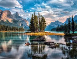 Lais Puzzle - Spirit Island - Maligne Lake - Jasper National Park - 1.000 Teile