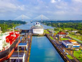 Lais Puzzle - Blick auf den Panamakanal vom Kreuzfahrtschiff aus - 1.000 Teile