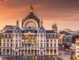 Lais Puzzle - Antwerpen, Belgien Stadtbild am Centraal-Bahnhof - 1.000 Teile