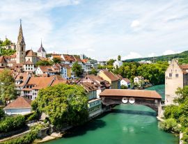 Lais Puzzle - Ansicht von Baden, einer Stadt im Aargau, Schweiz - 1.000 Teile