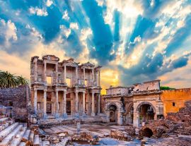 Lais Puzzle - Die Celsus-Bibliothek der antiken Stadt Ephesus - 1.000 Teile