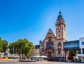 Lais Puzzle - Panorama, Marktplatz, Mönchengladbach Rheydt, Deutschland - 1.000 Teile