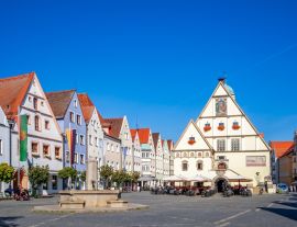 Lais Puzzle - Altes Rathaus und Oberer Markt, Weiden in der Oberpfalz, Bayern, Deutschland - 1.000 Teile
