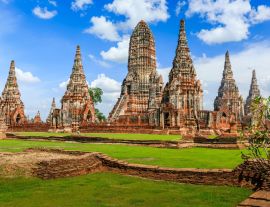 Lais Puzzle - Wat Chaiwatthanaram-Tempel in der Provinz Ayutthaya. Historischer Park Ayutthaya, Thailand - 1.000 Teile