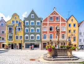 Lais Puzzle - Marienplatz, Weilheim in Oberbayern, Bayern, Deutschland - 1.000 Teile