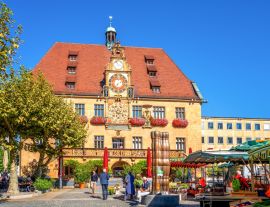 Lais Puzzle - Rathaus und Markt, Heilbronn, Baden-Württemberg, Deutschland - 1.000 Teile