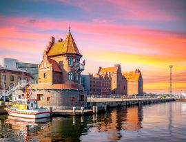 Lais Puzzle - Hafen von Stralsund, Mecklenburg Vorpommern, Deutschland - 1.000 Teile