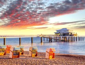 Lais Puzzle - Seebrücke am Timmendorfer Strand, Niendorf, Ostsee, Deutschland - 1.000 Teile