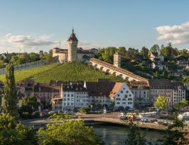 Lais Puzzle - Panoramablick auf die Altstadt von Schaffhausen und die Festung Munot, Kanton Schaffhausen, Schweiz - 1.000 Teile