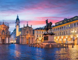 Lais Puzzle - Turin, Italien an der Piazza San Carlo - 1.000 Teile