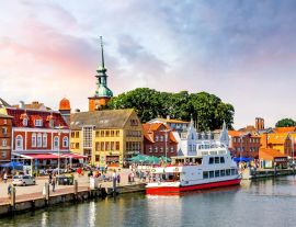 Lais Puzzle - Blick auf Kappeln an der Schlei, Deutschland - 1.000 Teile