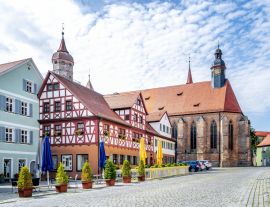 Lais Puzzle - Marktplatz von Feuchtwangen, Bayern, Deutschland - 1.000 Teile