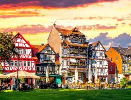 Lais Puzzle - Historische Altstadt, Bad Sooden Allendorf, Hessen, Deutschland - 1.000 Teile