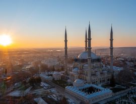 Lais Puzzle - Selimiye Moschee Außenansicht in Edirne Stadt der Türkei. Edirne war die Hauptstadt des Osmanischen Reiches - 1.000 Teile
