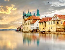 Lais Puzzle - Blick auf den Untersee, Steckborn, Schweiz - 1.000 Teile