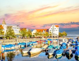 Lais Puzzle - Blick über Friedrichshafen, Deutschland - 1.000 Teile