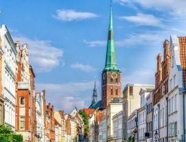 Lais Puzzle - Lübeck: über die Engelsgrube zur Jakobikirche - 1.000 Teile