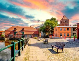 Lais Puzzle - Altstadt von Teterow, Mecklenburg Vorpommern, Deutschland - 1.000 Teile