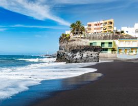 Lais Puzzle - Schwarzer Lavasandstrand in Puerto Naos, La Palma - 1.000 Teile