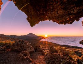Lais Puzzle - Sonnenuntergang in Mirador de la Tarta mit Blick auf den Vulkan Teide, Teneriffa - 1.000 Teile