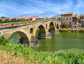 Lais Puzzle - Alte römische Brücke, Nähe von Pamplona, Navarra - 1.000 Teile