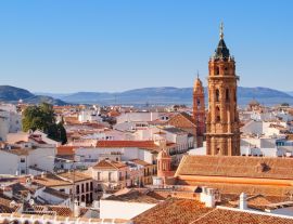 Lais Puzzle - Luftbild im Zentrum der historischen andalusischen Stadt Antequera, Spanien - 1.000 Teile