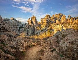 Lais Puzzle - Spektakuläre Karstlandschaft bei Sonnenaufgang in Torcal de Antequera, Malaga, Andalusien, Spanien - 1.000 Teile