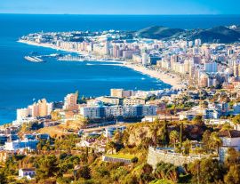 Lais Puzzle - Fuengirola Küste an der Costa del Sol Luftsicht, Andalusien Region Spanien - 1.000 Teile