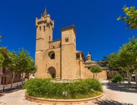Lais Puzzle - Aussicht auf die Festung San Salvador in Ejea de los Caballeros, Saragossa, Spanien - 1.000 Teile
