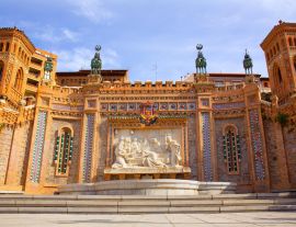 Lais Puzzle - Aragon Teruel Amantes Brunnen in La Escalinata und Mudejar Türme in Spanien - 1.000 Teile