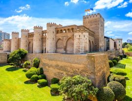 Lais Puzzle - Palacio de la Aljafería (Palast der Aljaferia) Altes Schloss, das heute für die Regionalregierung verwendet wird, Saragossa - 1.000 Teile