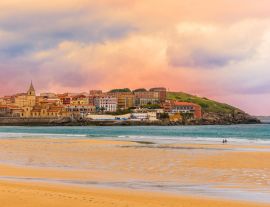 Lais Puzzle - Gijon bei Sonnenuntergang - Asturien in Spanien - 1.000 Teile