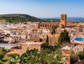 Lais Puzzle - Blick auf Felanitx, Altstadt von Mallorca, Spanien - 1.000 Teile