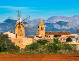 Lais Puzzle - Mallorca, Blick auf das Dorf Algaida - 1.000 Teile
