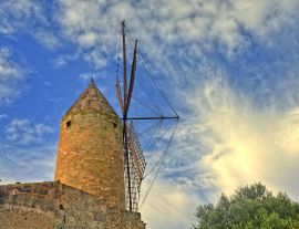 Lais Puzzle - Windmühle in Santa Margalida, Mallorca - 1.000 Teile