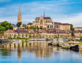 Lais Puzzle - Auxerre mit Fluss Yonne, Burgund, Frankreich - 1.000 Teile