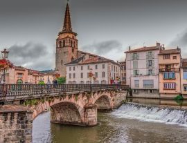 Lais Puzzle - Saint Girons. Ariege, Frankreich - 1.000 Teile