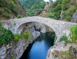 Lais Puzzle - Teufelsbrücke in Ardeche-Schluchten, Frankreich - 1.000 Teile