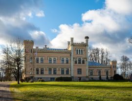 Lais Puzzle - Schloss oder Herrenhaus Garsene, erbaut 1856 im neugotischen Stil. Garsene, Lettland - 1.000 Teile