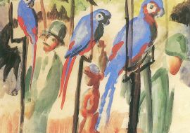 Lais Puzzle - August Macke - Bei den Papageien - 1.000 Teile